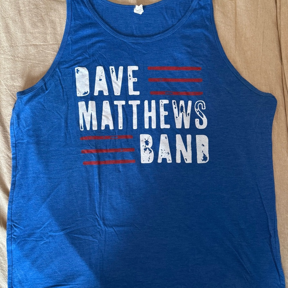 Blue Dave Matthews Band Men's Tank Top